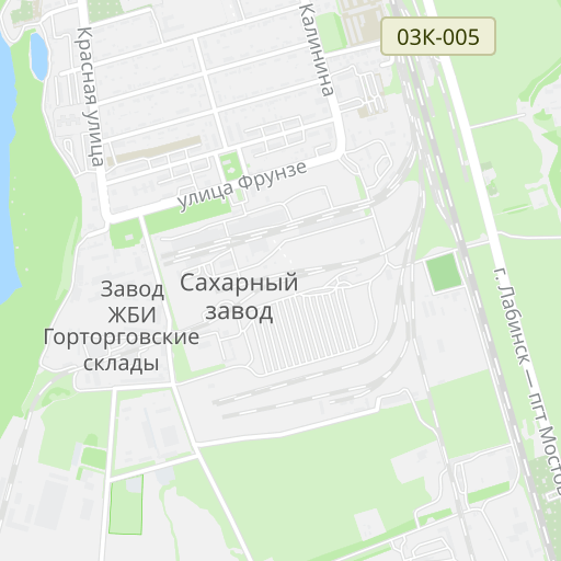 Карта города лабинска