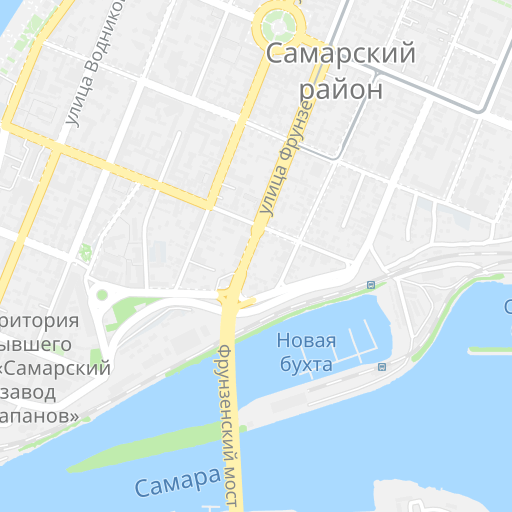 Отели самары на карте
