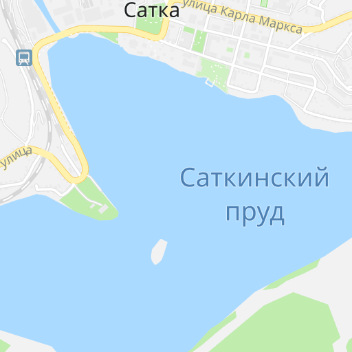 Сатка на карте